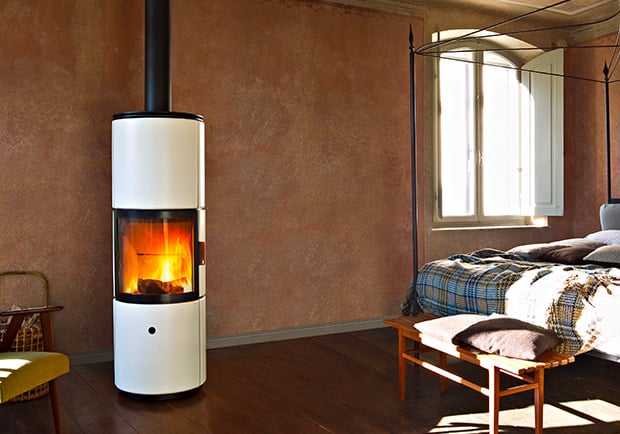 Weiße Kaminöfen: Wärme und Design